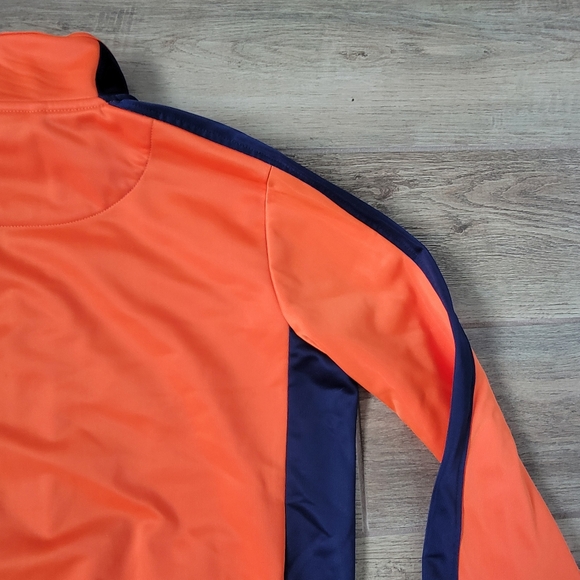 Denver Broncos NFL Sparkle Type Orange Track Jacket Full Zip Womens Small - Picture 15 of 16